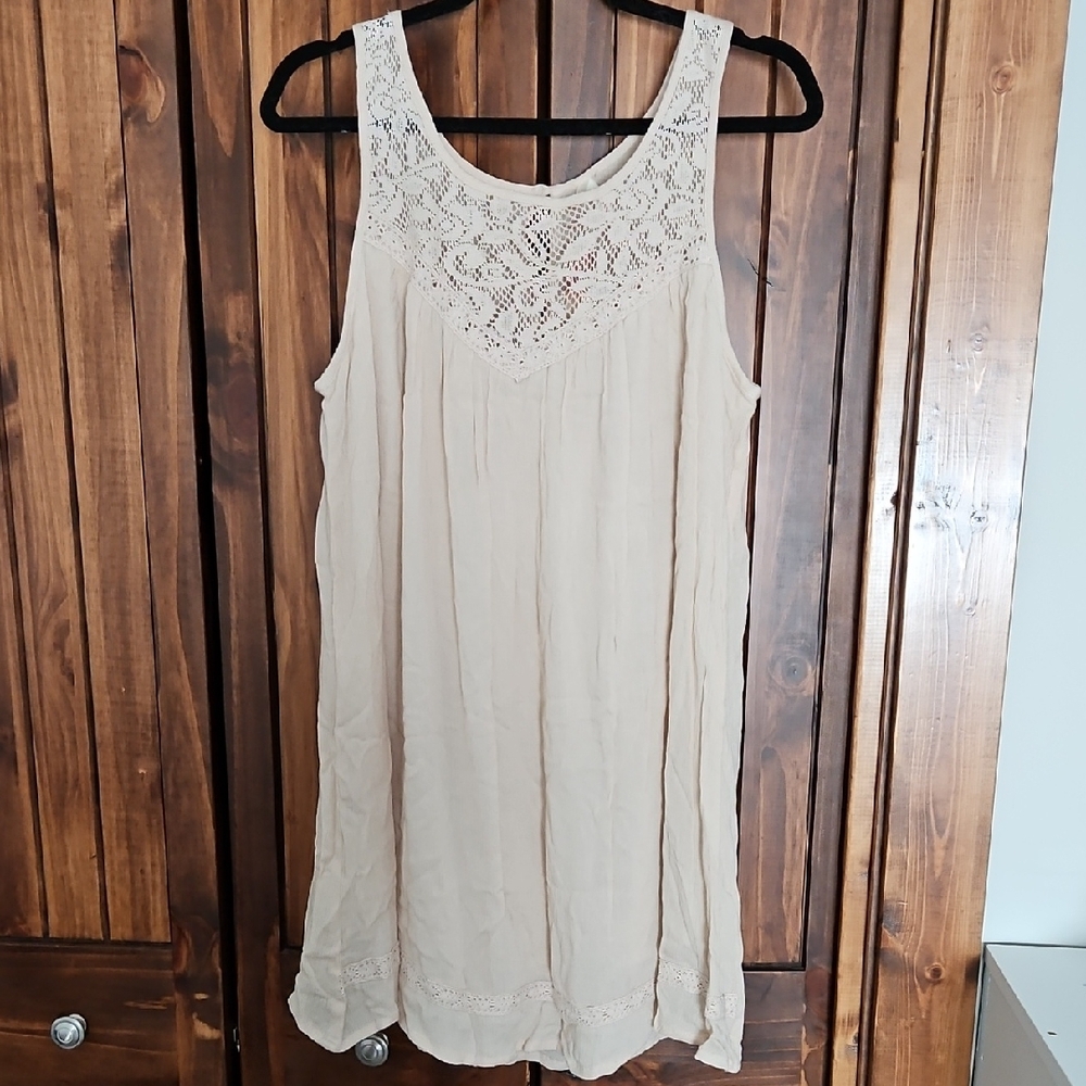 True Destiny Cream Lace Mini Dress